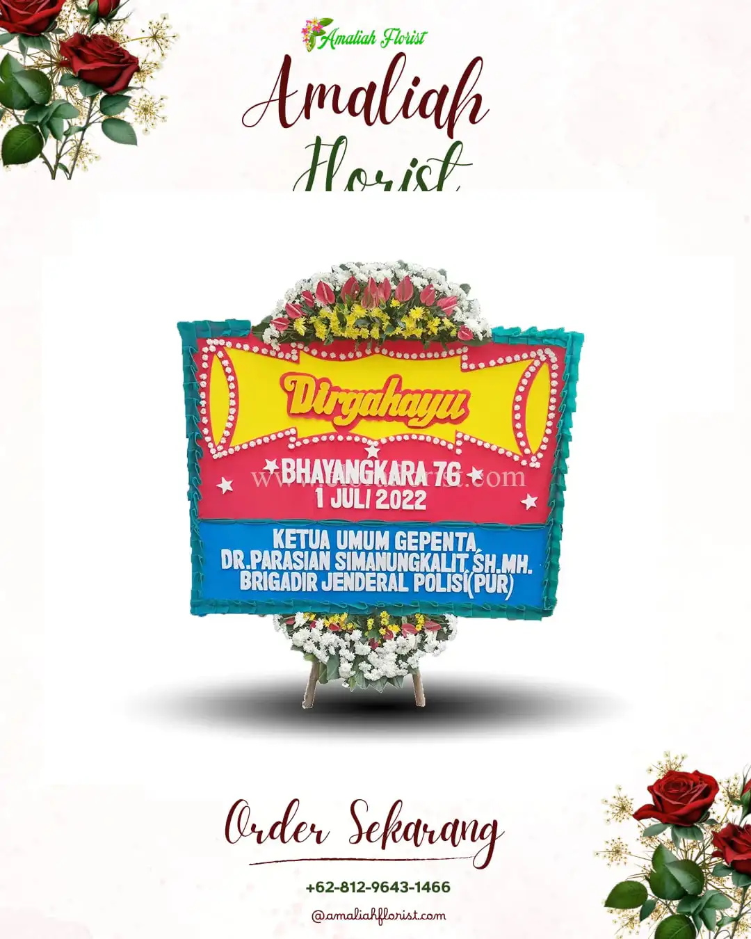 Papan Bunga HUT Ulang Tahun Sipirok